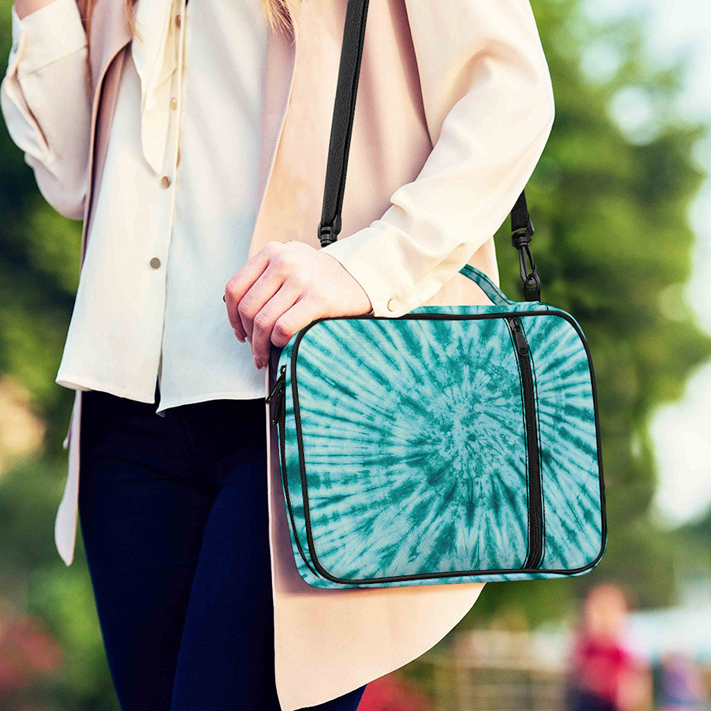 Turquoise Tie Dye Print Shoulder Strap Bible Bag