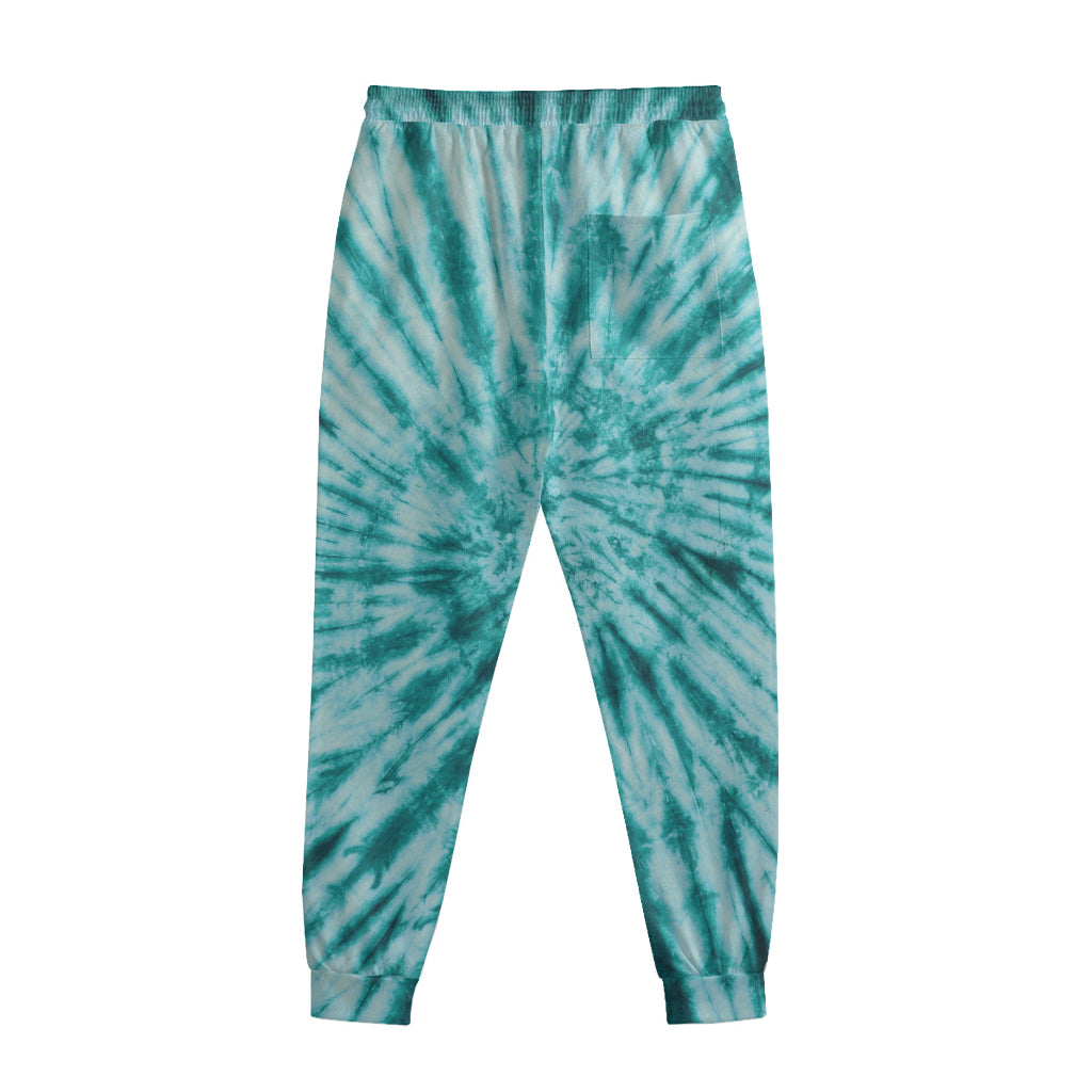 Turquoise Tie Dye Print Sweatpants