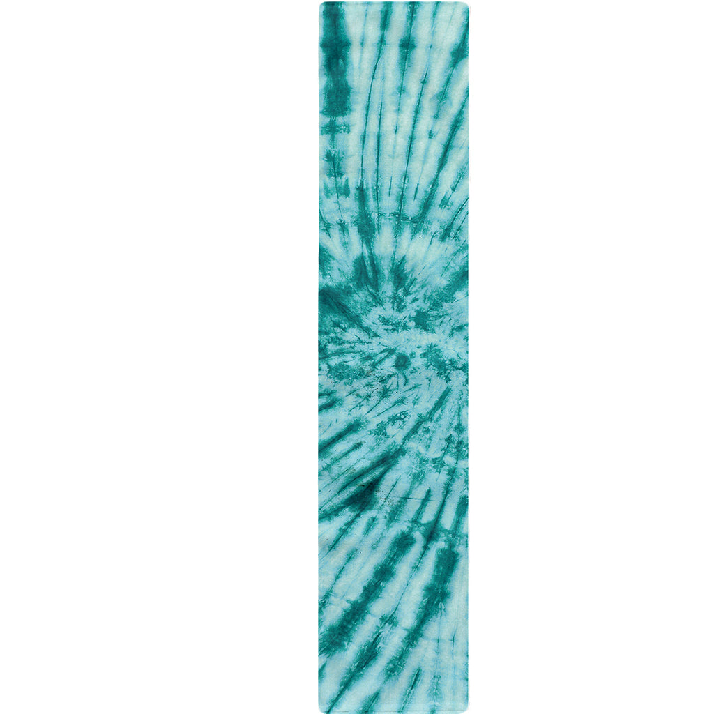 Turquoise Tie Dye Print Table Runner