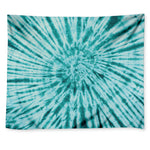 Turquoise Tie Dye Print Tapestry