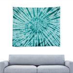 Turquoise Tie Dye Print Tapestry