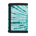 Turquoise Tie Dye Print Trifold Wallet