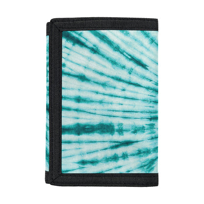 Turquoise Tie Dye Print Trifold Wallet