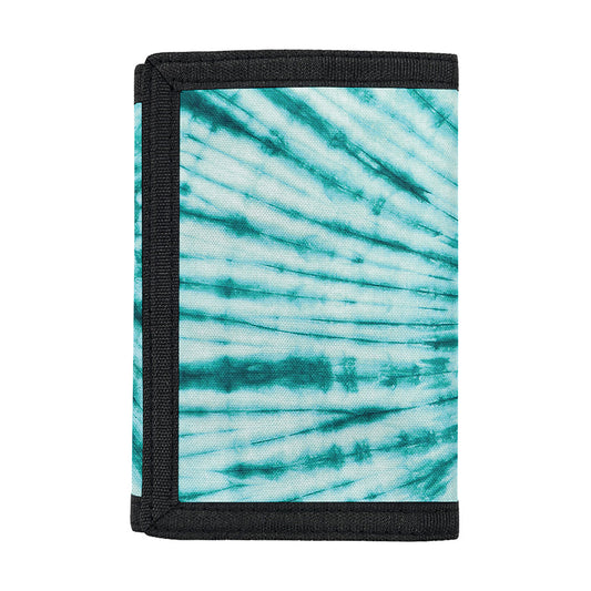 Turquoise Tie Dye Print Trifold Wallet
