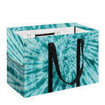 Turquoise Tie Dye Print Utility Tote Bag