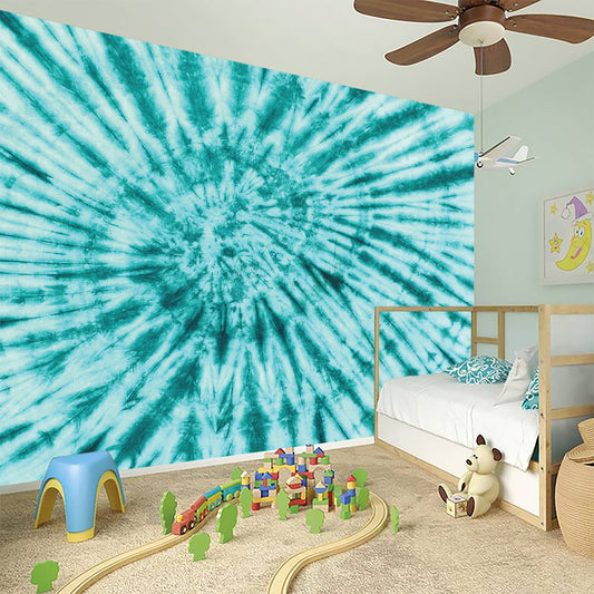 Turquoise Tie Dye Print Wall Sticker