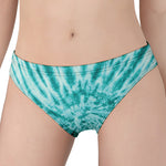 Turquoise Tie Dye Print Women's Panties