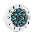 Turquoise Tropical Hawaii Pattern Print Alarm Clock