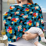 Turquoise Tropical Hawaii Pattern Print Baby Seat Cover