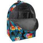 Turquoise Tropical Hawaii Pattern Print Backpack