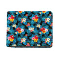 Turquoise Tropical Hawaii Pattern Print Bifold Wallet