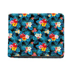 Turquoise Tropical Hawaii Pattern Print Bifold Wallet