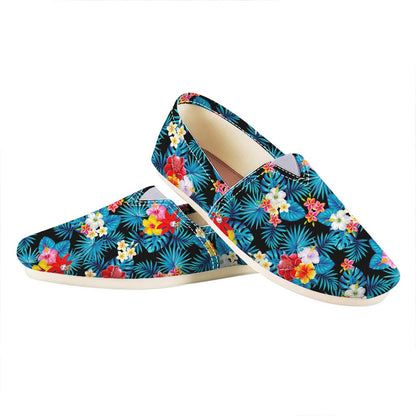 Turquoise Tropical Hawaii Pattern Print Casual Shoes