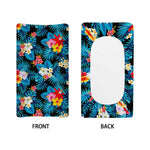 Turquoise Tropical Hawaii Pattern Print Changing Pad Cover