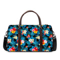 Turquoise Tropical Hawaii Pattern Print Duffel Bag