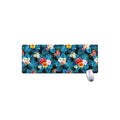 Turquoise Tropical Hawaii Pattern Print Extended Mouse Pad