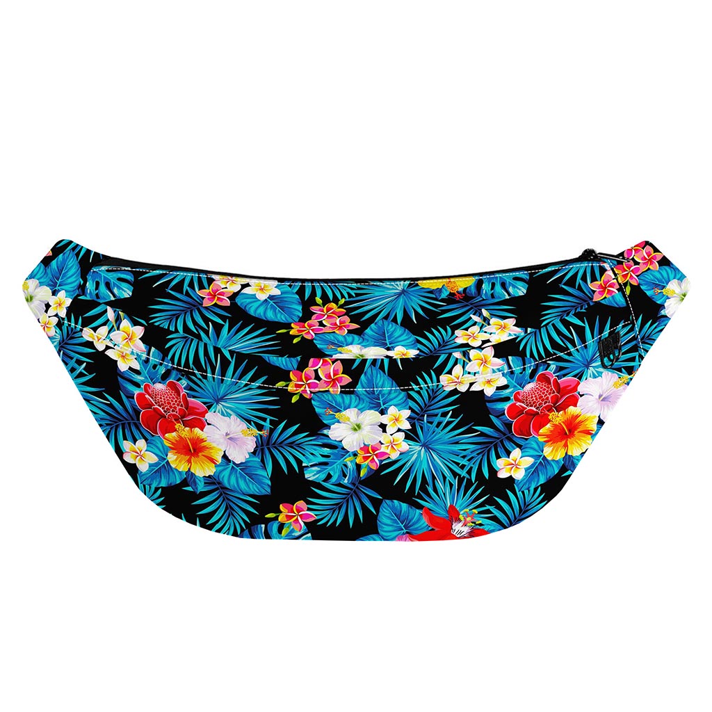 Turquoise Tropical Hawaii Pattern Print Fanny Pack
