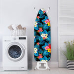 Turquoise Tropical Hawaii Pattern Print Ironing Board Cover