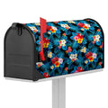 Turquoise Tropical Hawaii Pattern Print Mailbox Cover