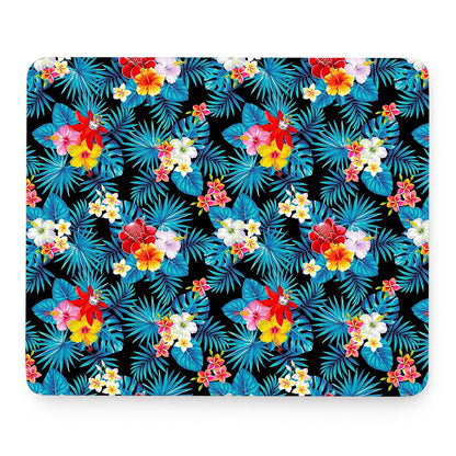 Turquoise Tropical Hawaii Pattern Print Mouse Pad