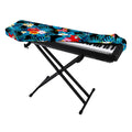 Turquoise Tropical Hawaii Pattern Print Piano Keyboard Cover