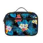 Turquoise Tropical Hawaii Pattern Print Portable Lunch Bag