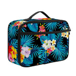 Turquoise Tropical Hawaii Pattern Print Portable Lunch Bag