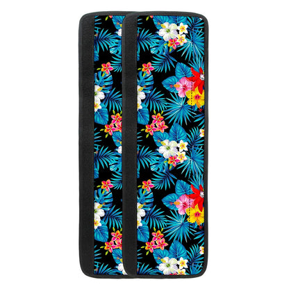 Turquoise Tropical Hawaii Pattern Print Refrigerator Handle Covers