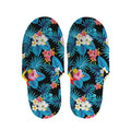 Turquoise Tropical Hawaii Pattern Print Slippers