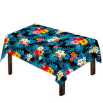 Turquoise Tropical Hawaii Pattern Print Tablecloth