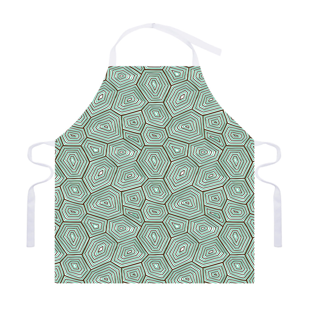 Turtle Shell Pattern Print Adjustable Apron