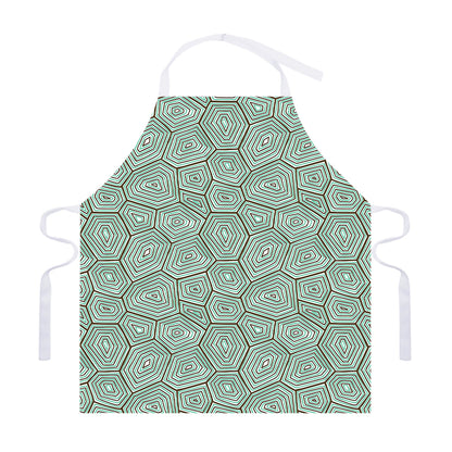 Turtle Shell Pattern Print Adjustable Apron