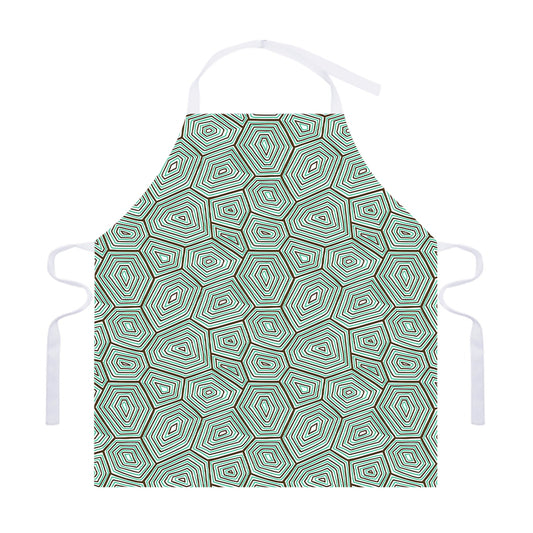 Turtle Shell Pattern Print Adjustable Apron