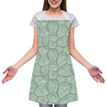 Turtle Shell Pattern Print Adjustable Apron