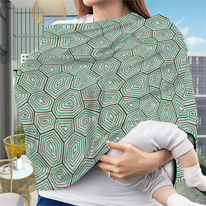 Turtle Shell Pattern Print Baby Seat Cover