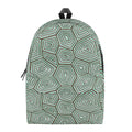 Turtle Shell Pattern Print School Backpack
