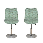 Turtle Shell Pattern Print Bar Stool Covers