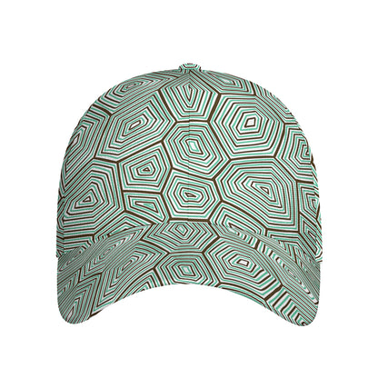 Turtle Shell Pattern Print Baseball Cap