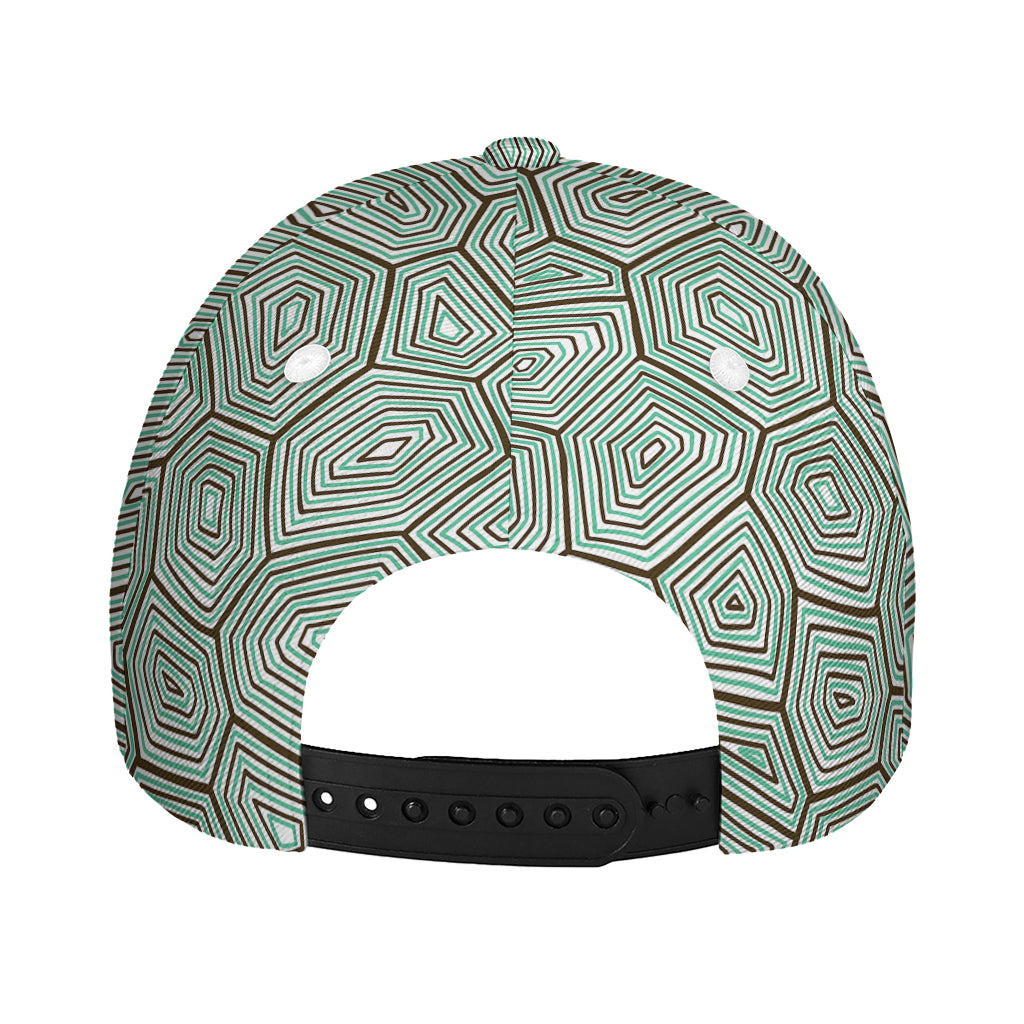 Turtle Shell Pattern Print Baseball Cap