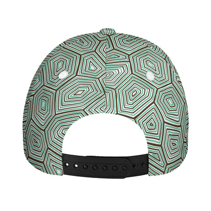 Turtle Shell Pattern Print Baseball Cap