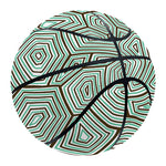 Turtle Shell Pattern Print Basketball