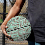 Turtle Shell Pattern Print Basketball