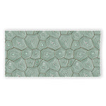 Turtle Shell Pattern Print Beach Towel