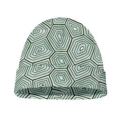 Turtle Shell Pattern Print Beanie