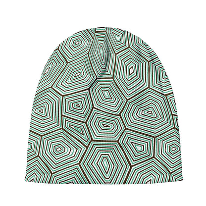 Turtle Shell Pattern Print Beanie
