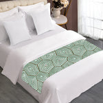 Turtle Shell Pattern Print Bed Runner