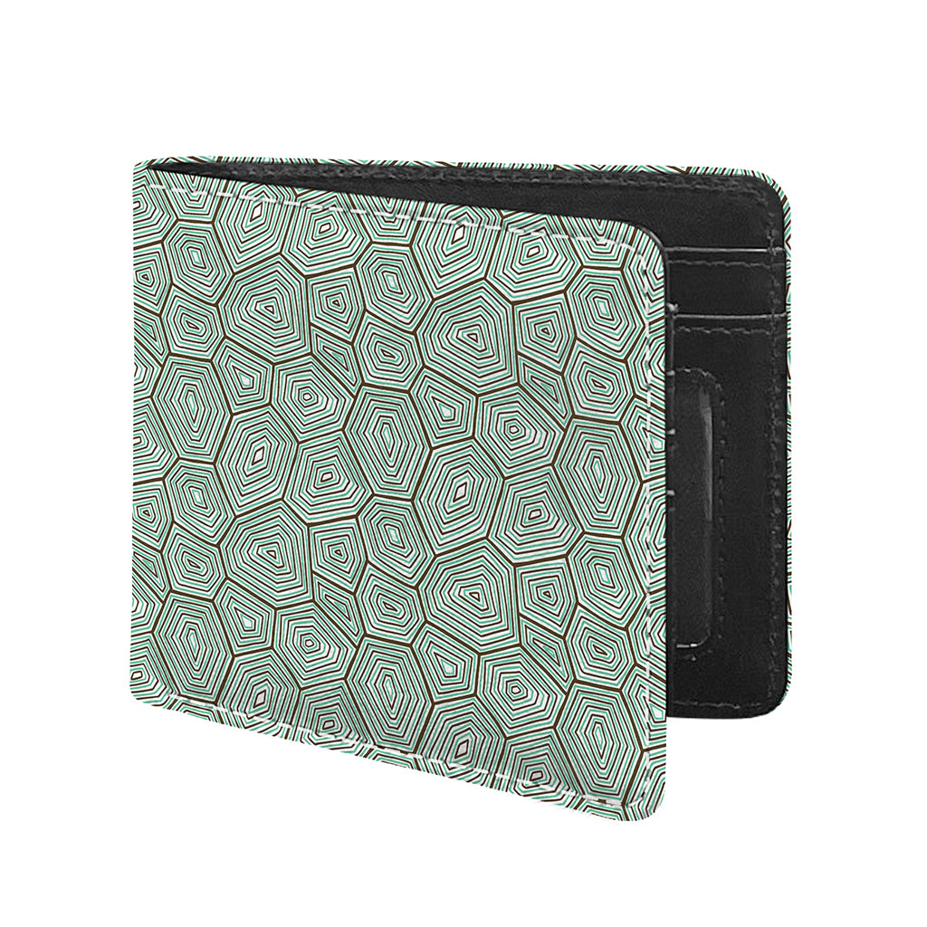 Turtle Shell Pattern Print Bifold Wallet