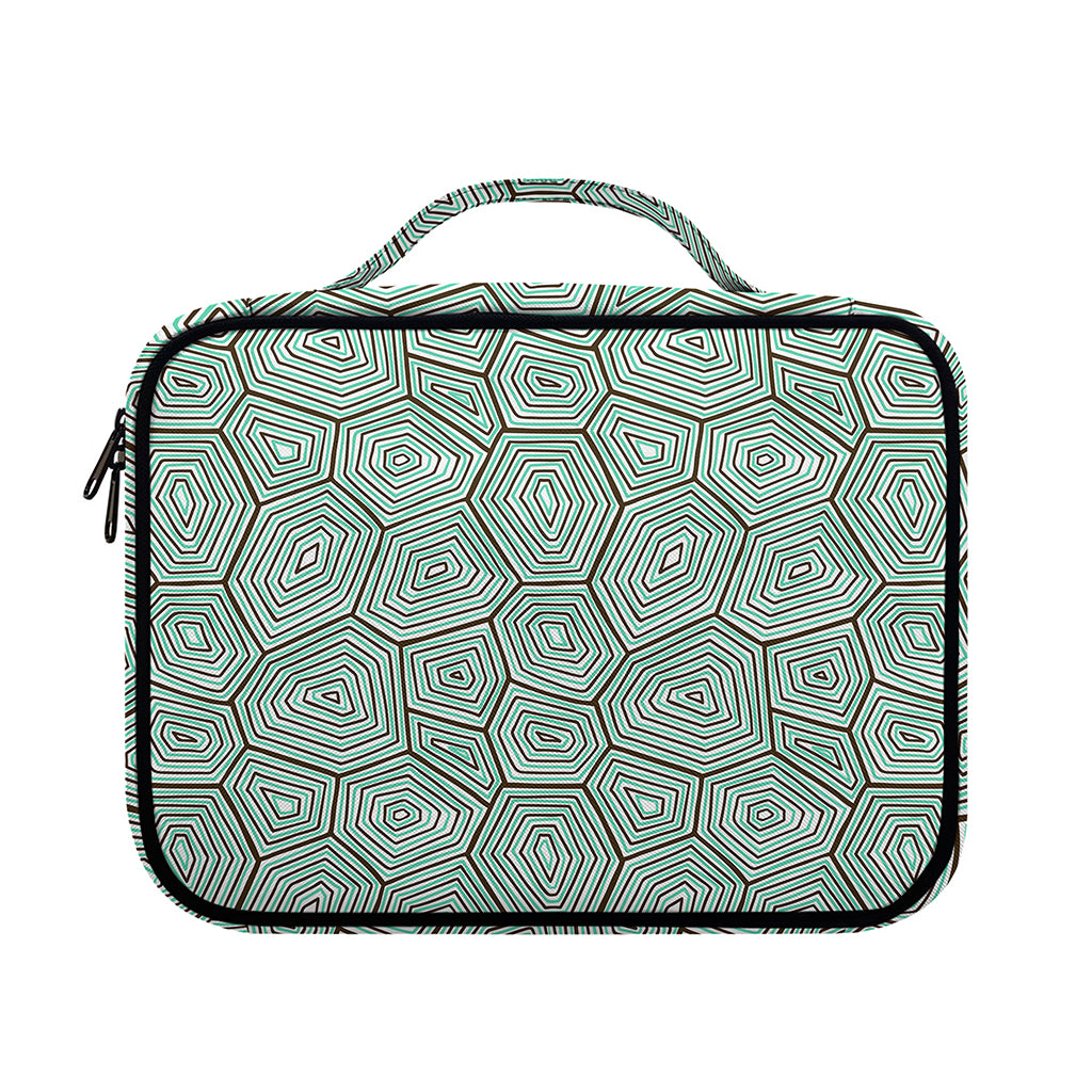 Turtle Shell Pattern Print Briefcase Bible Bag