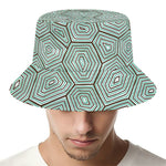 Turtle Shell Pattern Print Bucket Hat