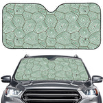 Turtle Shell Pattern Print Car Windshield Sun Shade